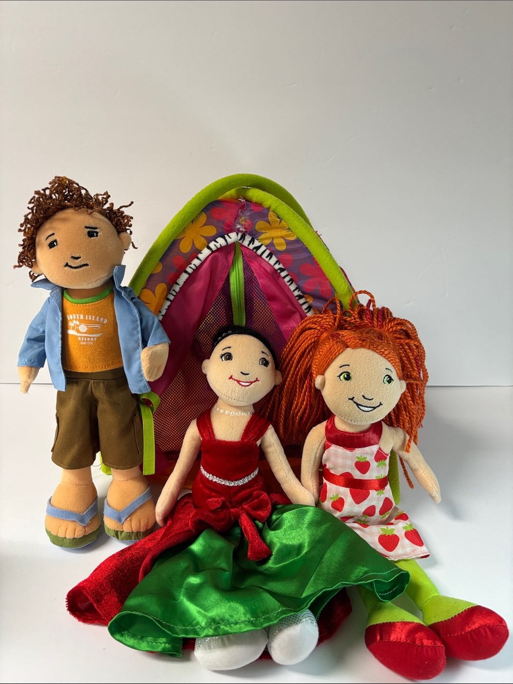 Vintage Groovy Girls Doll Bundle + Play Tent | Manhattan Toy | 3 Dolls